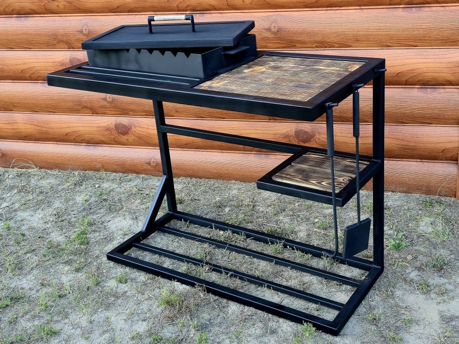 Каркасний мангал лофт, loft, гриль для барбекю