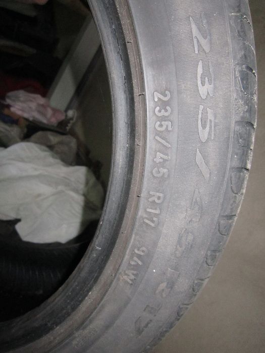 Шины.Резина Pirelli Cinturato 235 45 R 17. 1шт.
