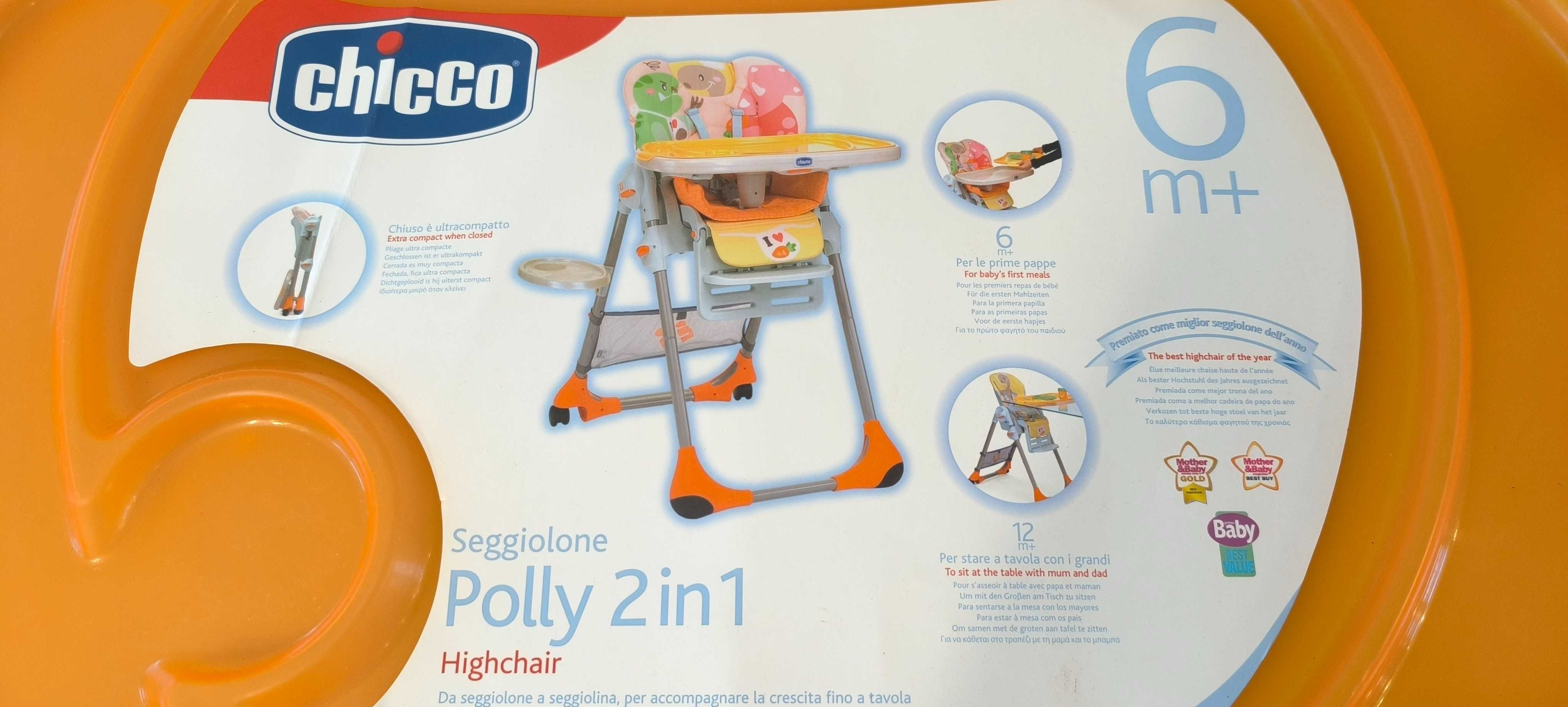 Krzesło do karmienia Chicco Polly