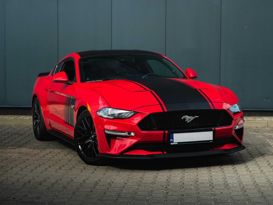 Wynajem aut sportowych MUSTANG GT V8 535KM PRZELOT wypożyczalnia wroc