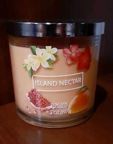 Tuscany Candle - Island Nectar, Świeca z wosku sojowego, 397g