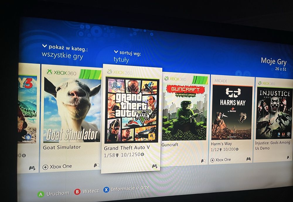 Limitowane! Xbox 360 Blue Usa Edition+ Pad Star Wars+dużo gier