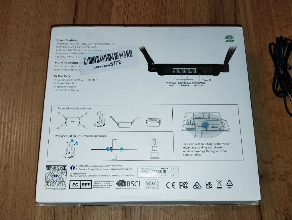 Router Wavlink ARK D4