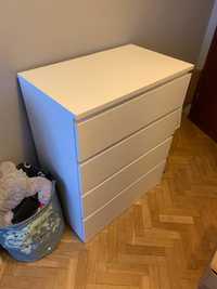 Komoda biała IKEA Malm 4 szuflady