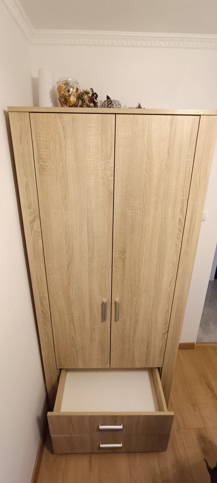 Szafa  ubraniowa z dwoma szufladami szerokość 90 cm wysokość 201 cm