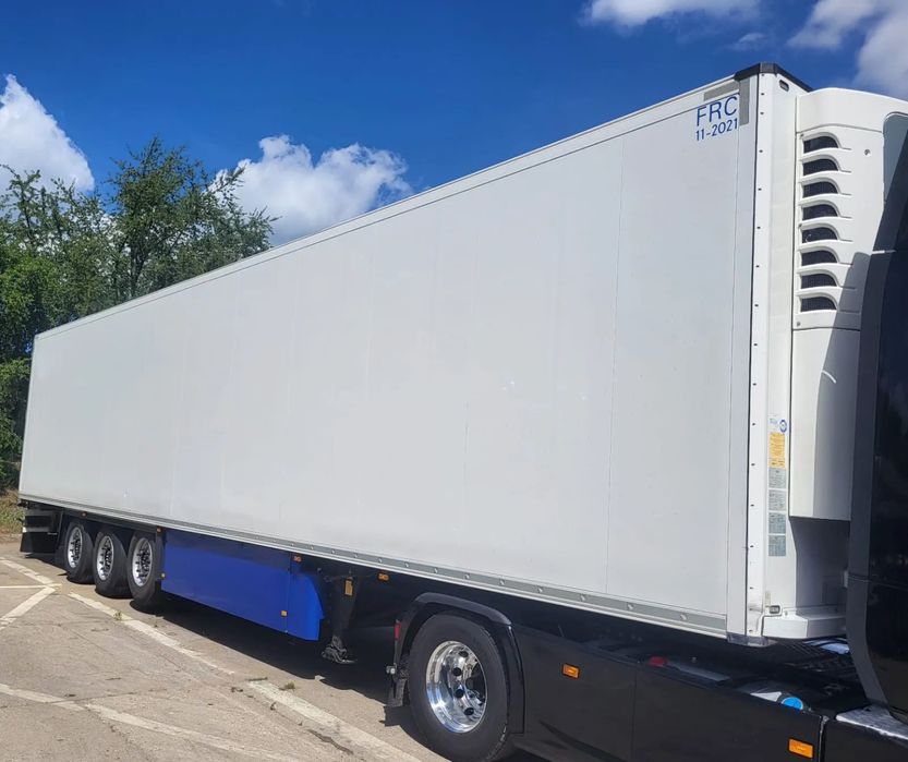 Schmitz Cargobull SKO24/LFP45Cool  !! ściana grodziowa  !! podnoszona oś !! sprowadzona z DE !!