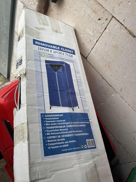 Szafa na ubrania materiałowa