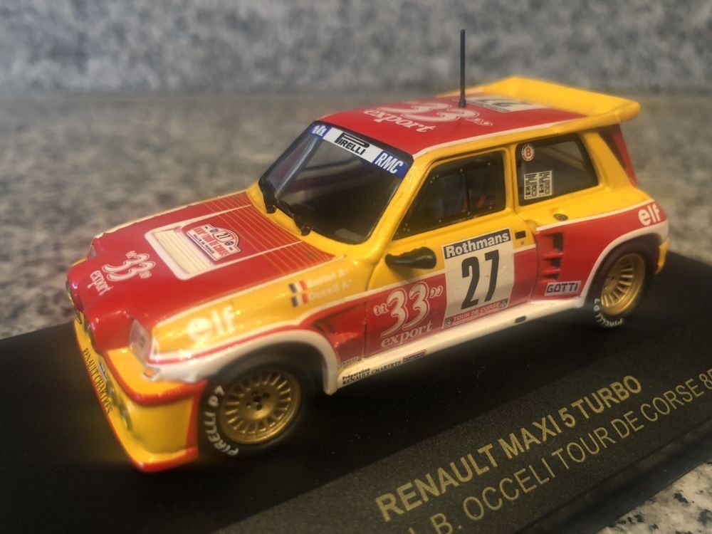 Renault Maxi 5 Turbo / D.Auriol /B.Occeli TOUR de Crose 85 skala 1/43