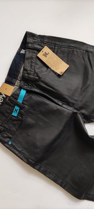 R. 30 Czarne męskie spodnie Black jeans marki Hurley Black