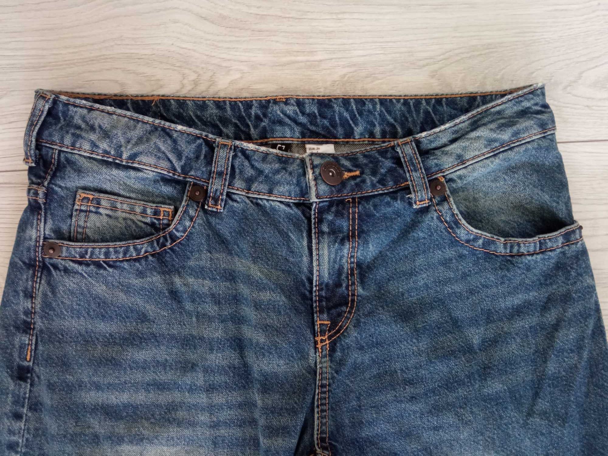 36, H&M Divided, jeansy straight, nowa kolekcja