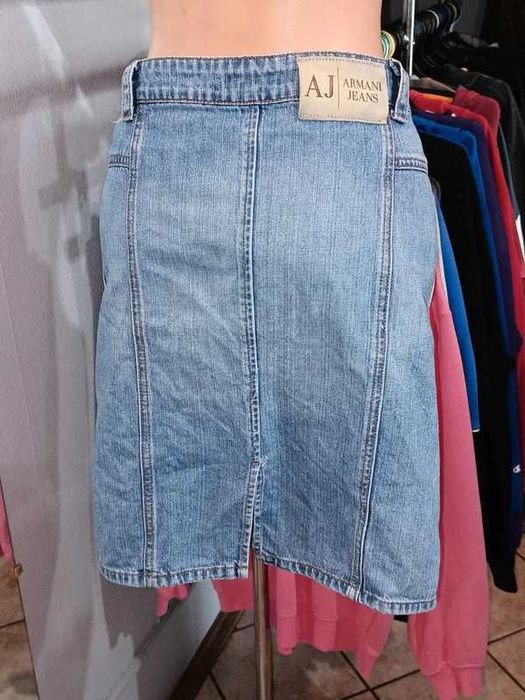 Mega jeansowa spódnica ARMANI JEANS, rozmiar 40