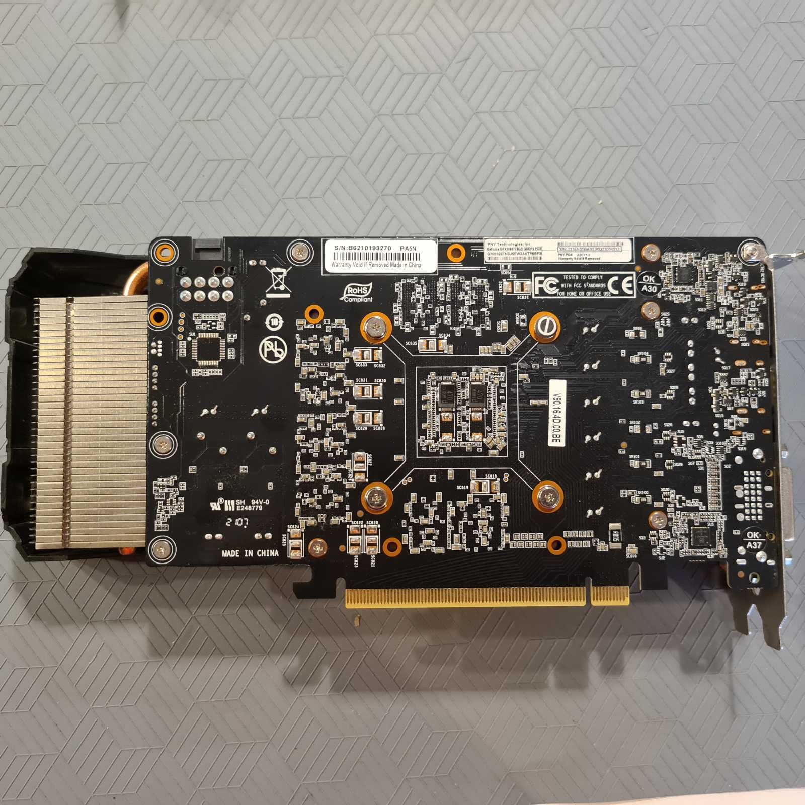 Karta graficzna Geforce PNY GTX1660 Ti 6 GB GDDR6