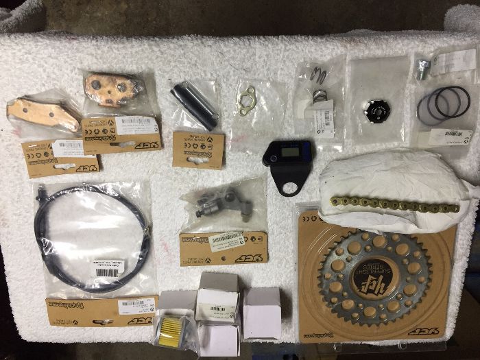 Lote peças pitbike YCF