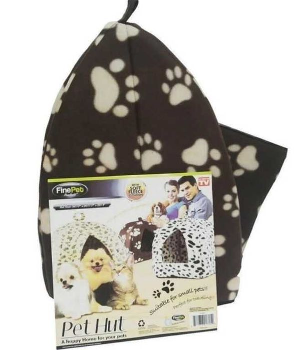 Мягкий домик для домашних питомцев к для собак и кошек, с подушкой