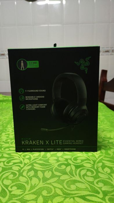 Auscultadores da Razer kraken x lite