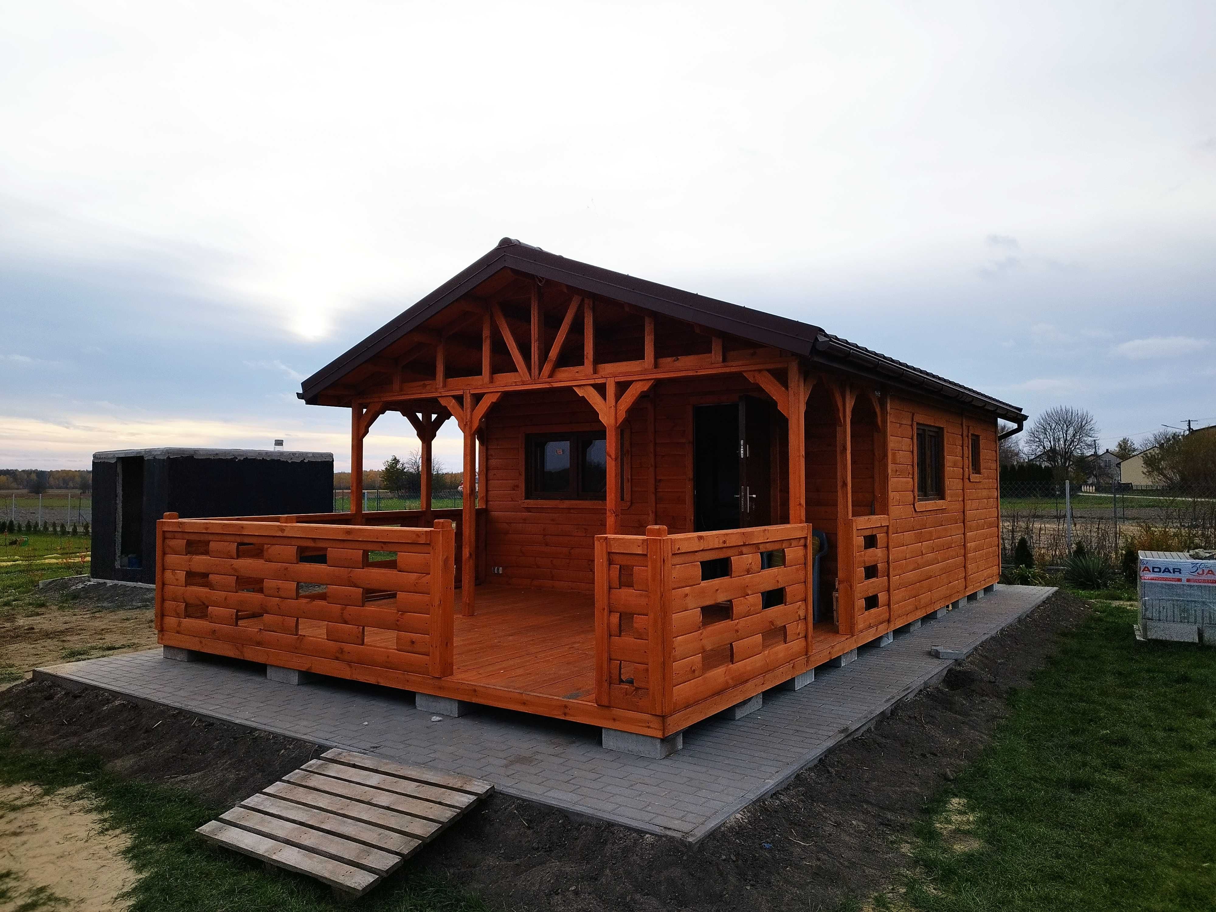 domek drewniany, letniskowy, dom ogrodowy , do 35m2, altanka