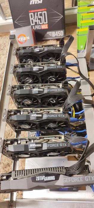 Koparka Kryptowalut 6x GTX 1660 Super