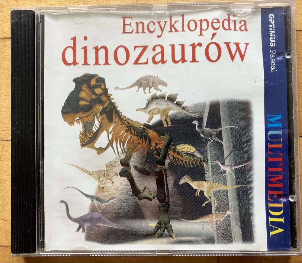 CD-ROM Encyklopedia dinozaurów