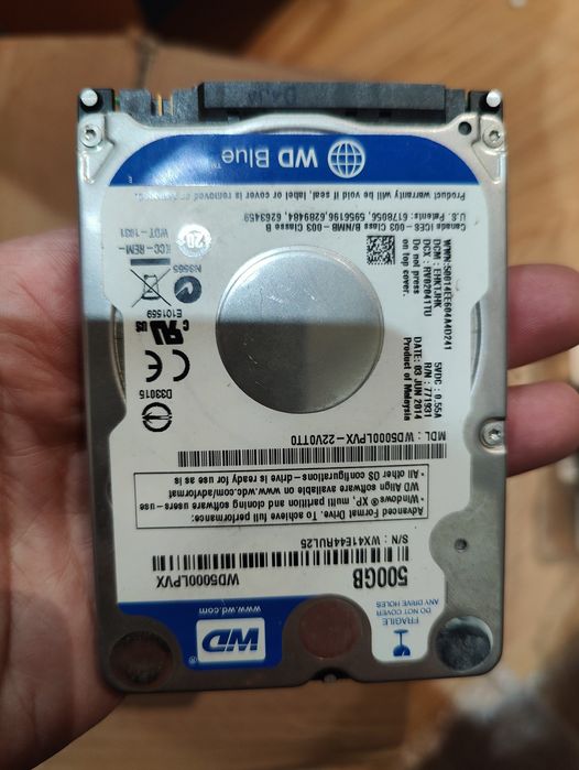 Disco rígido HDD 500GB