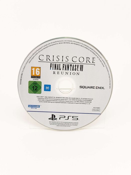 Crisis Core Final Fantasy VII Reunion Sony PlayStation 5 (PS5)