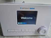Biale małe radio internetowe wifi 1002