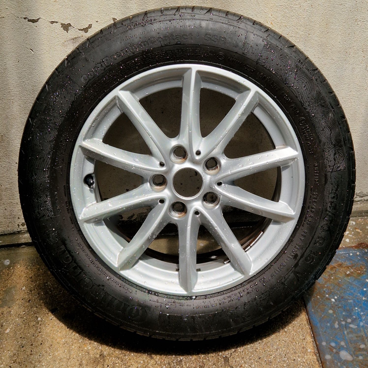 Jantes 16" BMW 5x112 com Pneus Continental – Usadas em Bom Estado