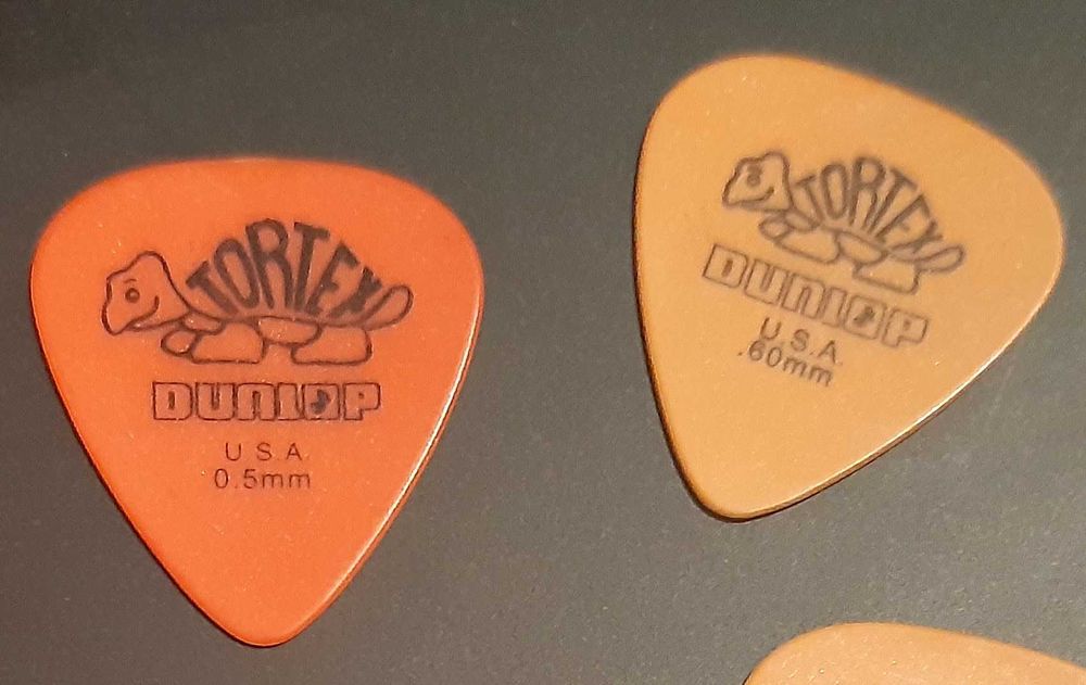 10 palhetas novas para guitarra ou viola Jim Dunlop Tortex