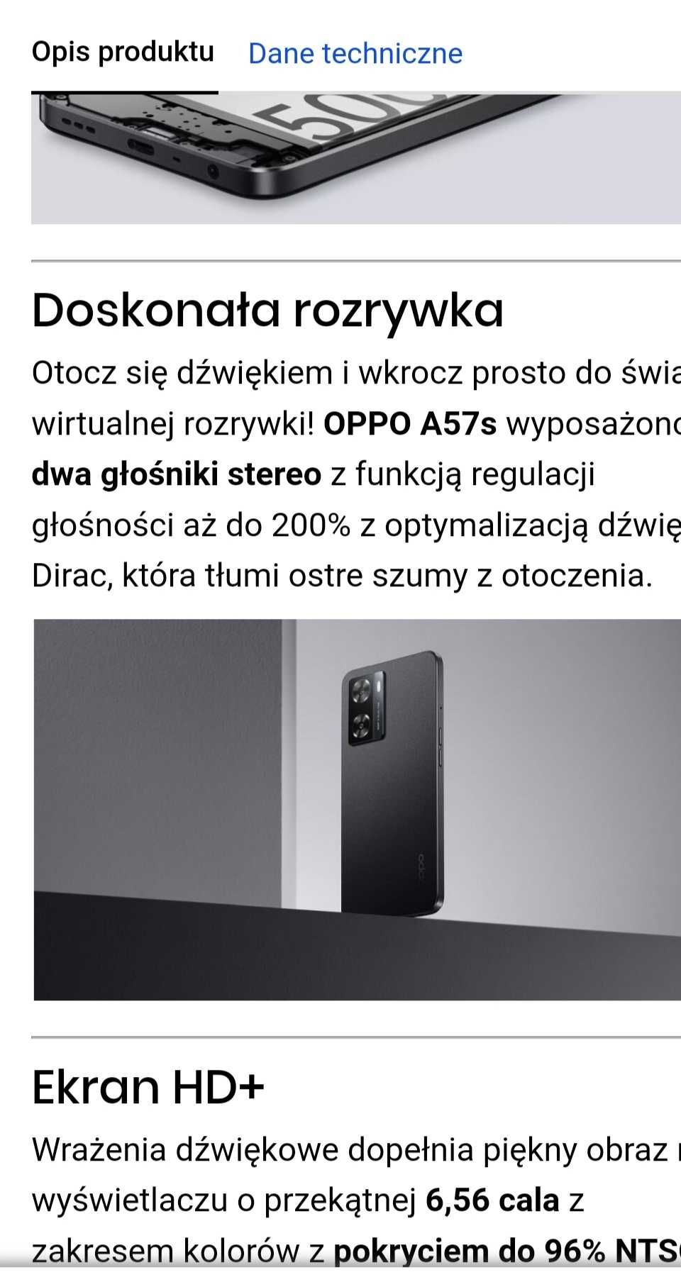 Smartfon oppo A57s