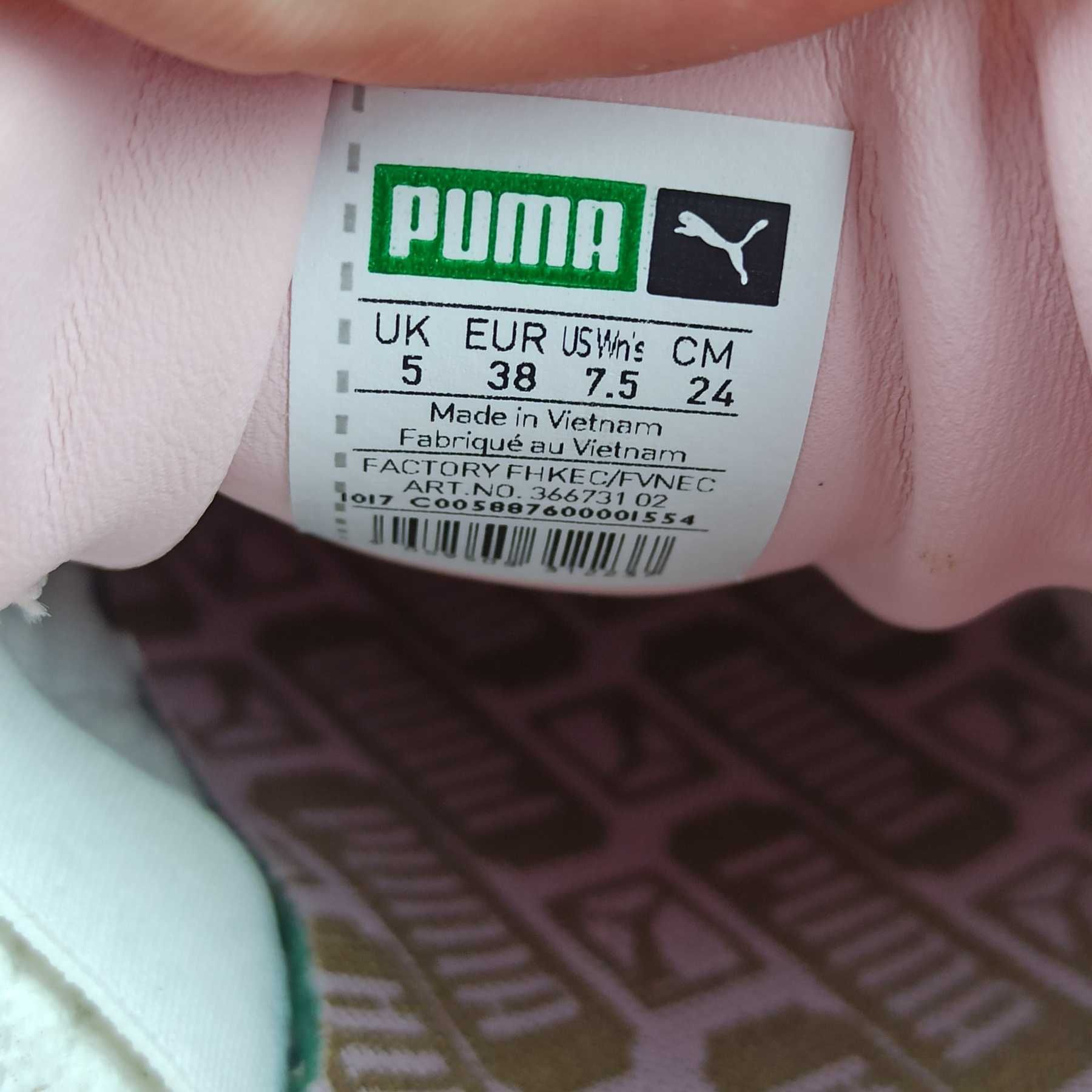 Рожеві кросівки Puma Basket Barbie Розмір 38 (24,5 см.)