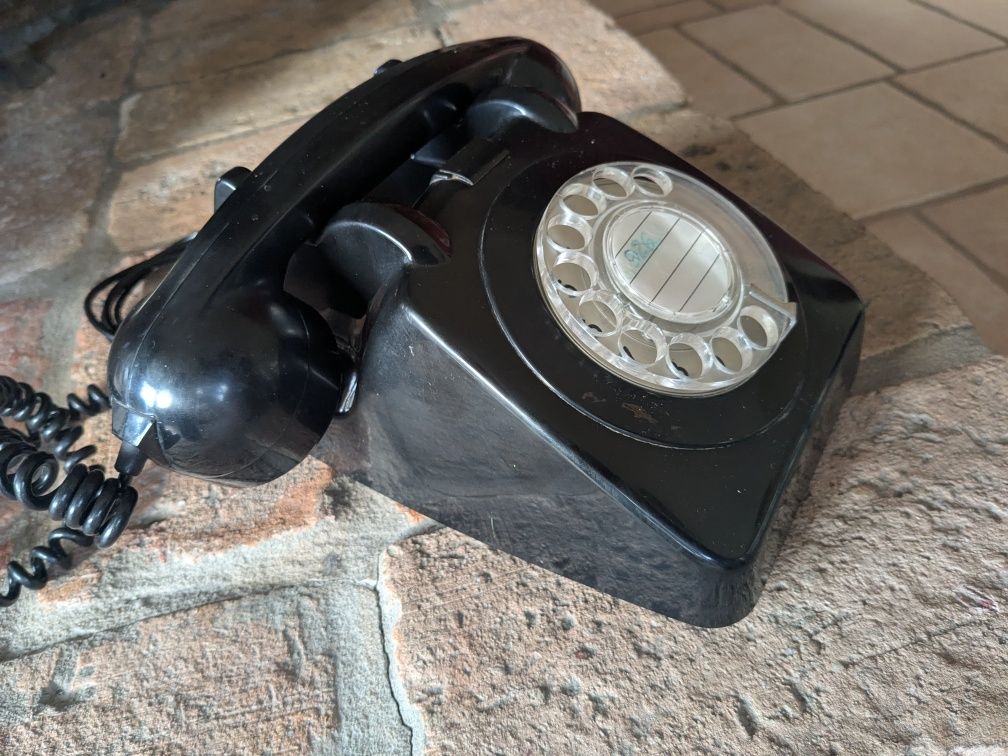 Telefone preto Portugal Telecom