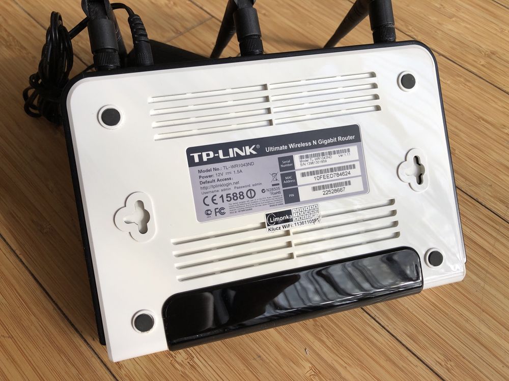 Router TP-LINK TL-WR1043ND 802.11 b/g/n 300Mbs - Wrocław