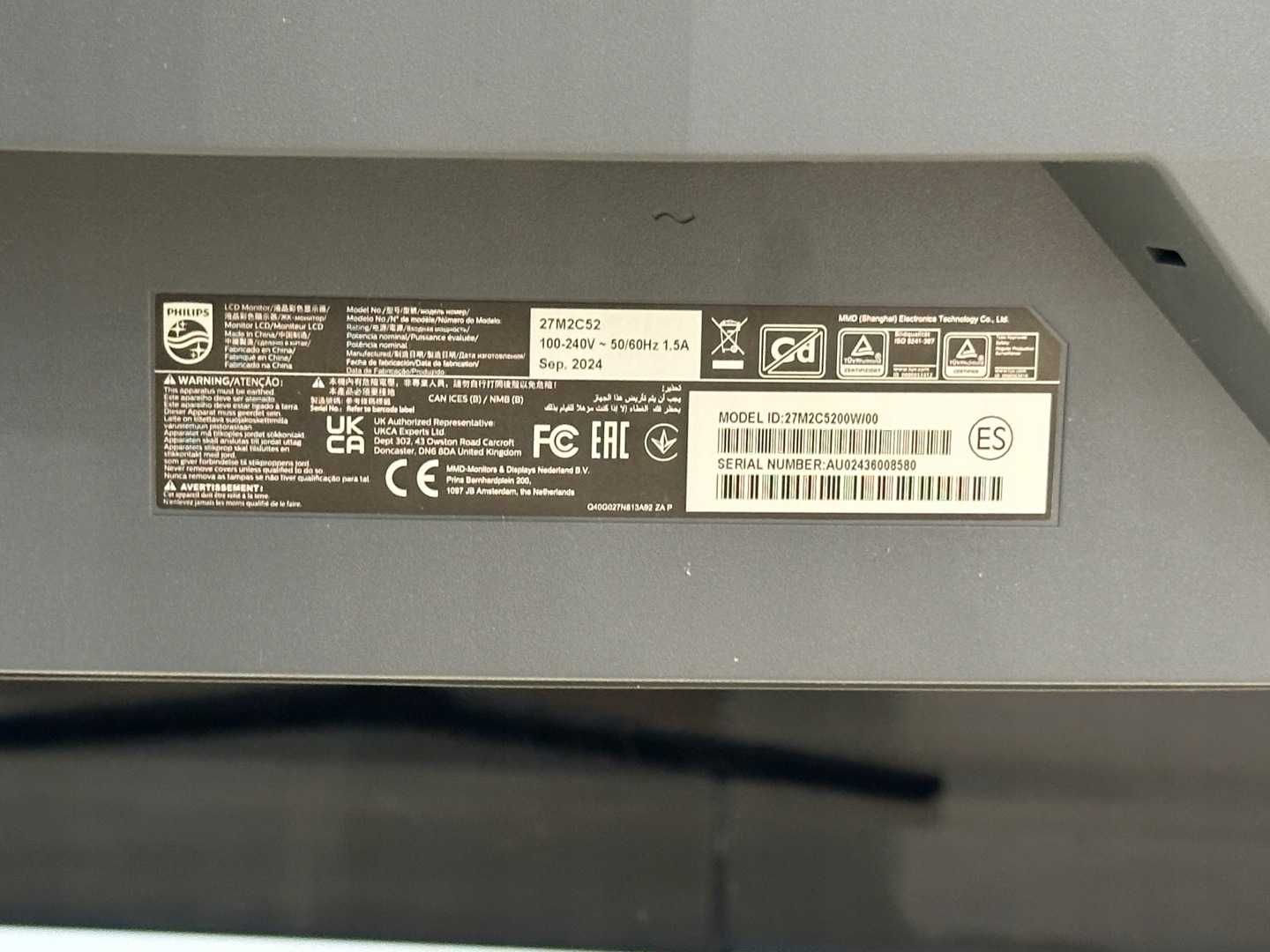 Monitor Philips 27M2C5200W | 27" FHD 240Hz