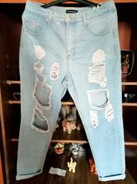 Рваные джинсы,брюки Лён
