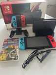 Nintendo switch niebieski czerwony lego