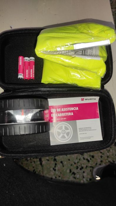 Baliza V16  Würth + chaleco reflectante – NUEVA – Obligatori