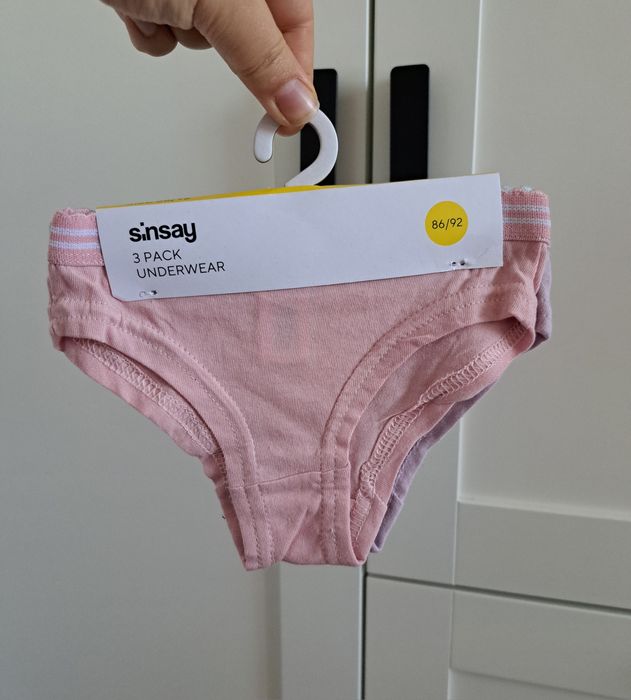 Bawełniane majtki dla dziewczynki 86/92 sinsay