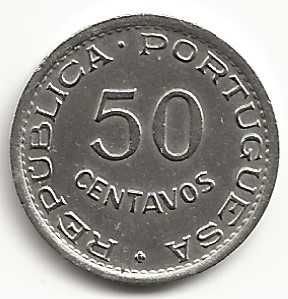 50 Centavos de 1950, Republica Portuguesa, Angola