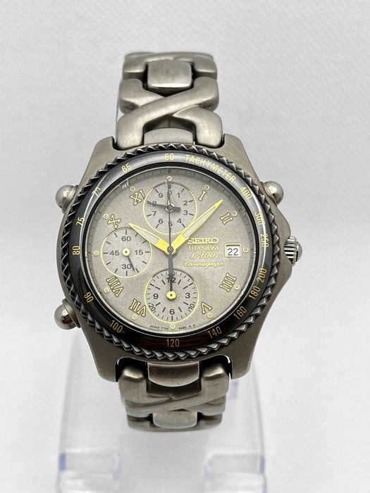 Seiko Titanium 1/100 Chronograph vintage 1994r