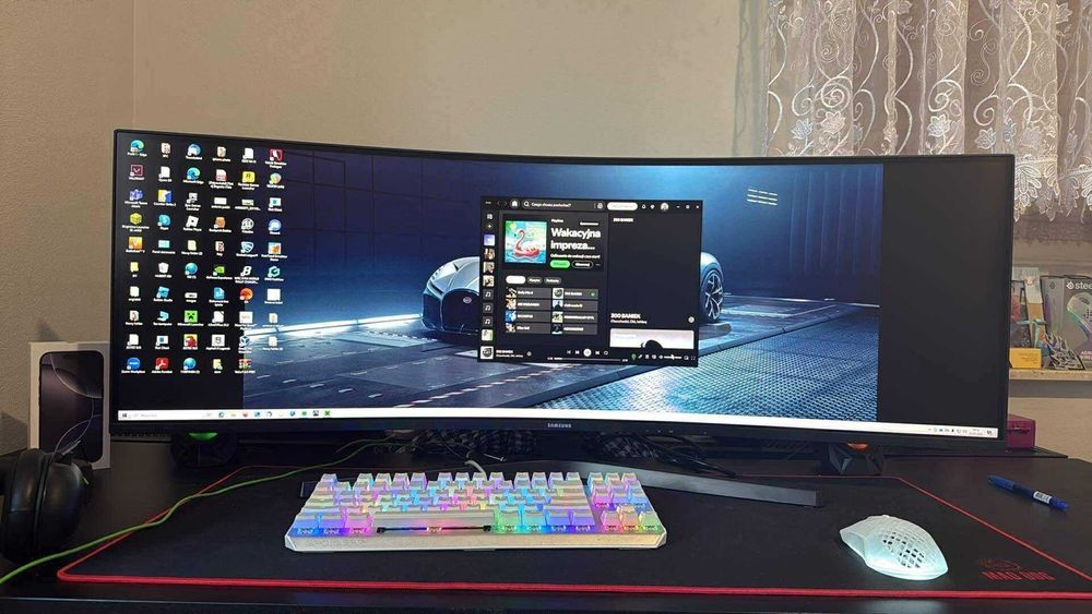 Monitor Samsung C43J89x 120Hz 43cale