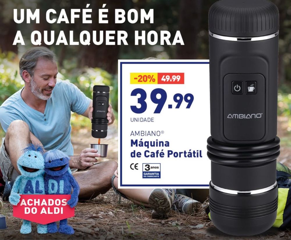 Máquina de cafe portátil Ambiano
