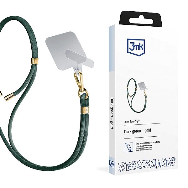 Smycz do smartfona 3mk EasyClip - zielona