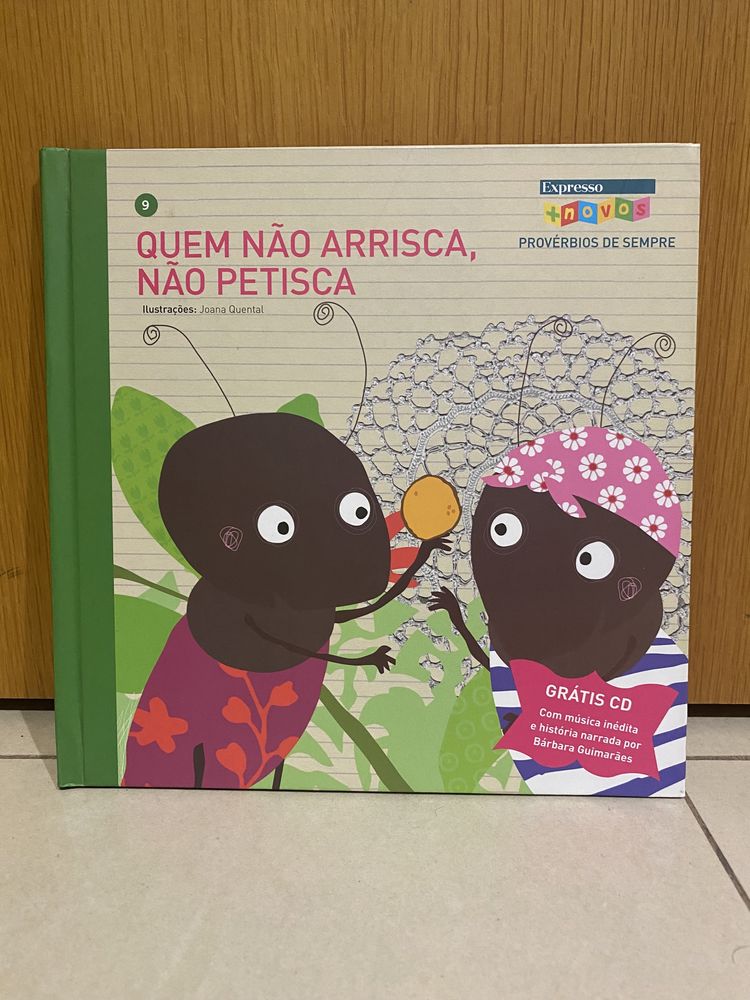 Livro Quem não arrisca, não petisca - com CD