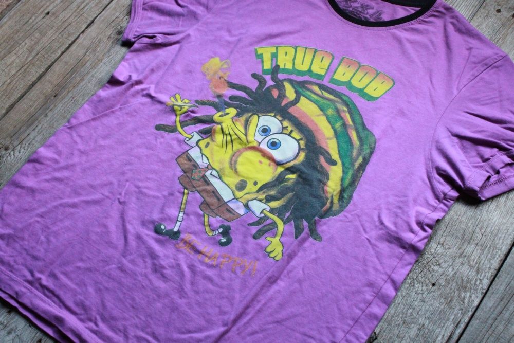 Футболка «VALIMARK-BIZ» TRUE BOB, BE HAPPY SpongeBob SquarePants (XXL)