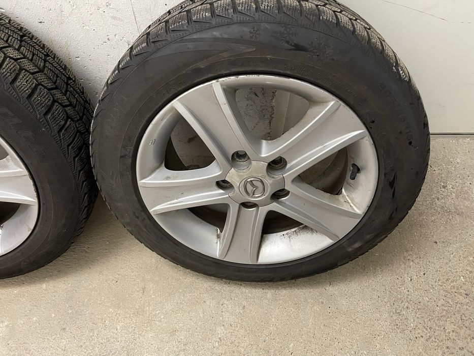 Na sprzedaż 4 koła zimówki  205/55 R16 z alufelgami mazda 6