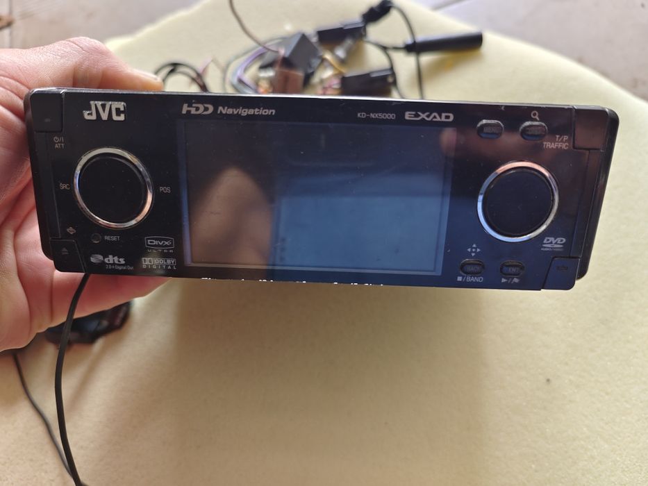 Radio samochodowe JVC KD-NX5000 EXAD Bluetooth dysk 40GB kamera DVD CD