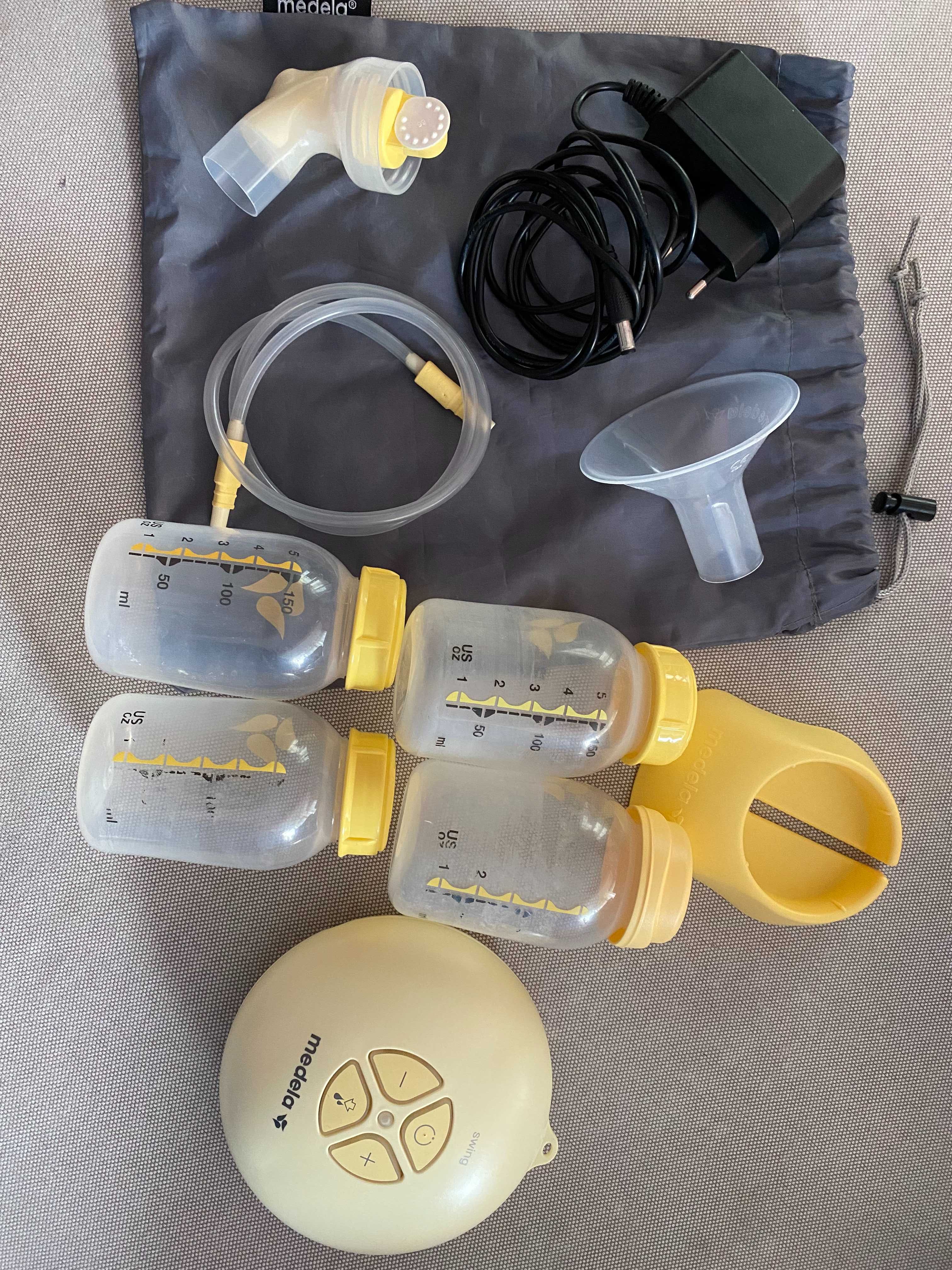 Bomba Eléctrica MEDELA SWING - Oferta 3 Copos