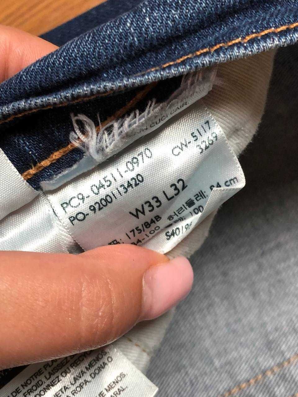 Стильные джинсы от Levi’s 506 размер 33