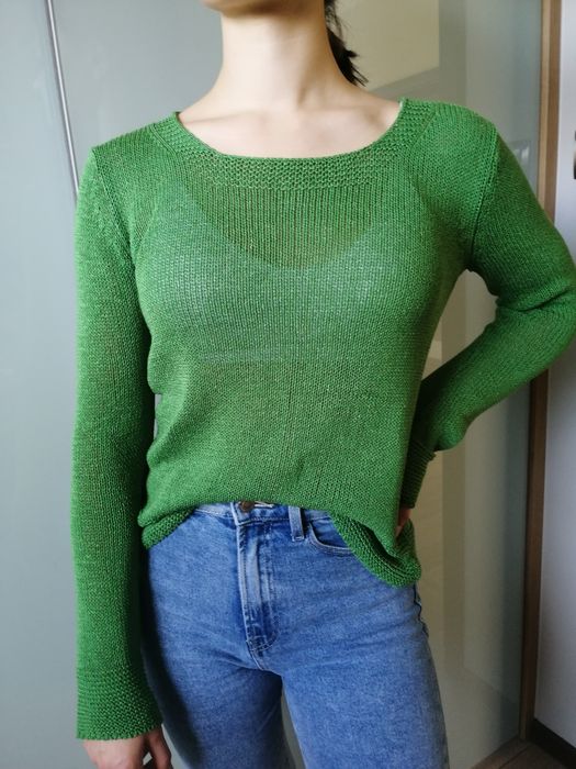 Sweter zielony M