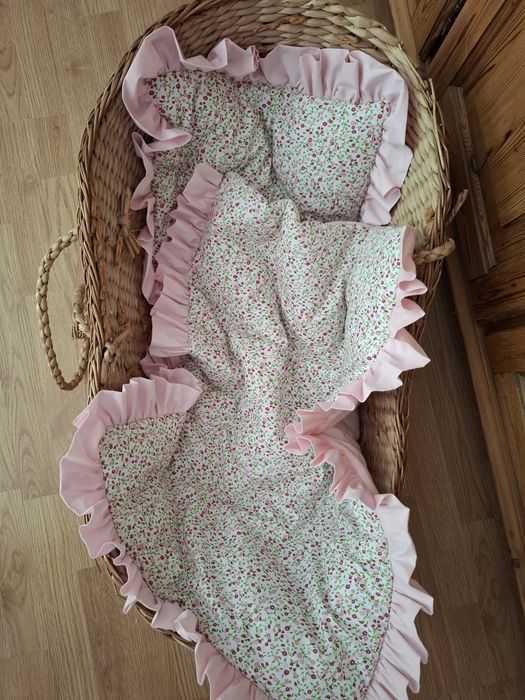 Zestaw pościeli do kołyski wózka 55x75