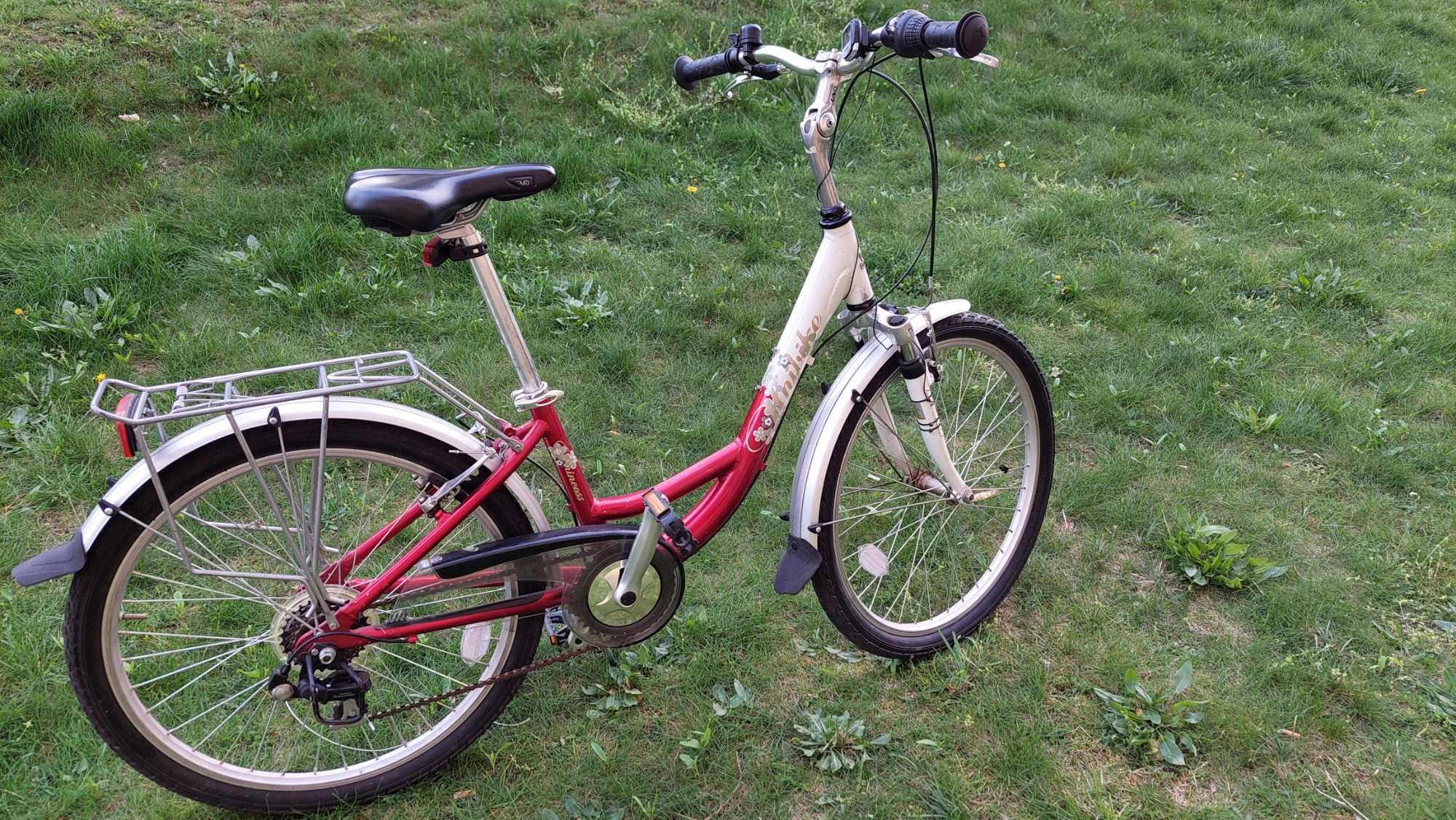 rower Unibike Princess, dziewczęcy koła 24 cale